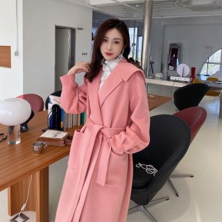 Very popular!! New color Max Mara cashmere coat replica pink map59454