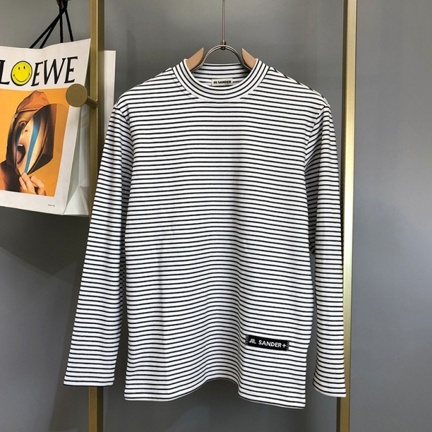 Very popular!! New color Jill Sander T-shirt fake logo long sleeve long T Jim53597