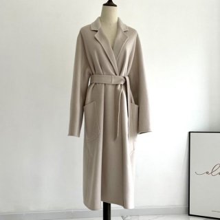 ★Popular in Japan! Max Mara fake Ludmila cashmere coat grey maj44170