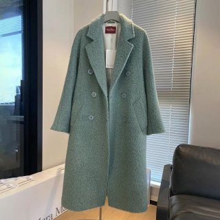 Tracked shipping Max Mara Teddy Bear Icon Coat Replica Blue mai23058