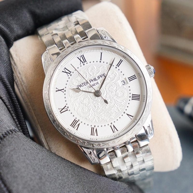 Rare color Patek Philippe Calatrava replica relief watch 3 colors approx. 40.0mm paq04122