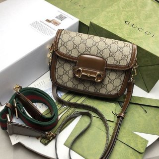 Gucci Horsebit 1955 Mini Bag Copy GG Supreme gg210820124