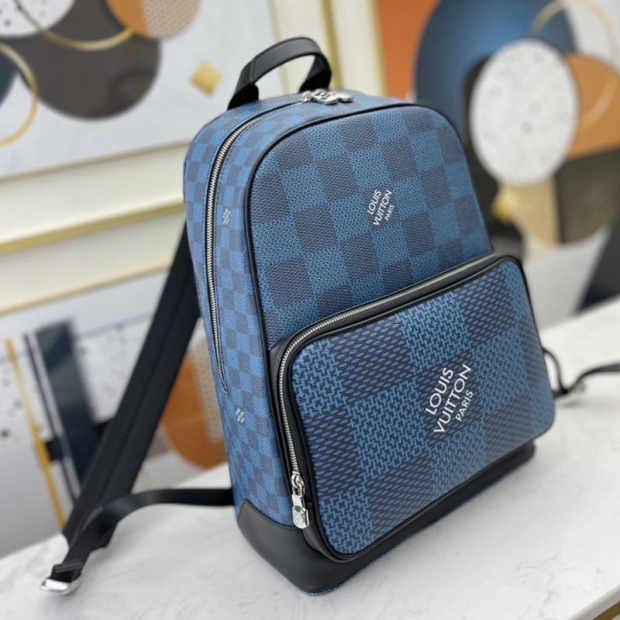 Hard to find Louis Vuitton canvas backpack copy ★ Damier leather vui41957