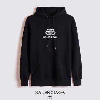 Hard to find Balenciaga hoodie replica * BB logo printed sweatshirt black bay30075