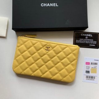 Get it before it sells out! Chanel Caviar Classic Small Pouch in Calfskin cc2108235