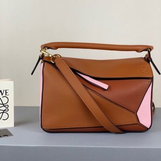 Rare color Loewe Puzzle Bag Replica Tricolor Shoulder Bag loc83685