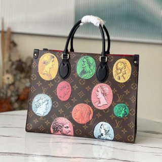 New for Fall/Winter? Louis Vuitton On the Go MM Replica Bag M59245 Tote Bag Monogram Leather