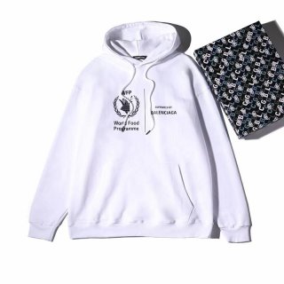 Free shipping★Balenciaga Replica WFP Hoodie White Parka baq62728