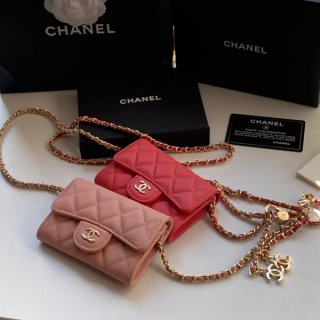 Classic and popular ☆(Chanel) ☆Wallet with chain☆81081