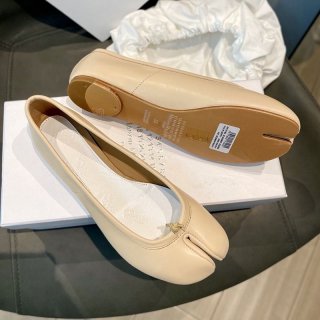 No.1 Popular Maison Margiela Leather Ballet Flats Replica Maj63539