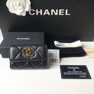 Very popular Chanel coin purse black replica shi94584