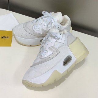 The Battle for Maison Margiela Replica Platform Sneakers in White Max45884