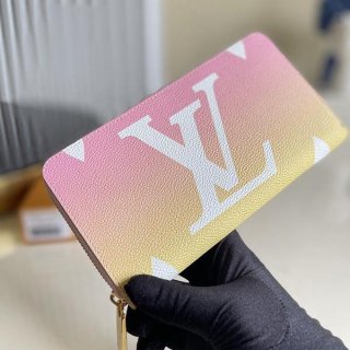 Louis Vuitton Wallet Replica Zippy Wallet Pink LV20329