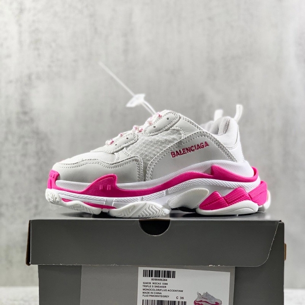Cute ◆Balenciaga Triple S Replica Clear Sole Sneakers bas93690