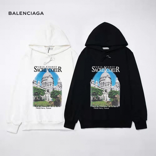 ◇Balenciaga Hoodie Replica◇Outstanding presence? Sacré Coeur print hoodie bax74562