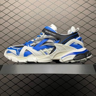 21AW New Balenciaga Sneakers Replica Men's Logo Track 2.0 Blue Shipping Included baq76292