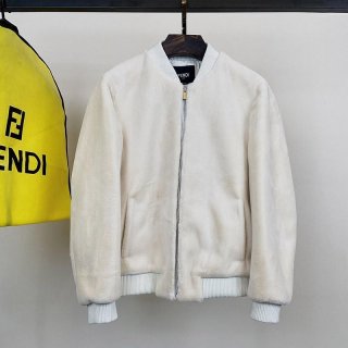 Popular Fendi Reversible Silk Satin Bomber Jacket FEO64749