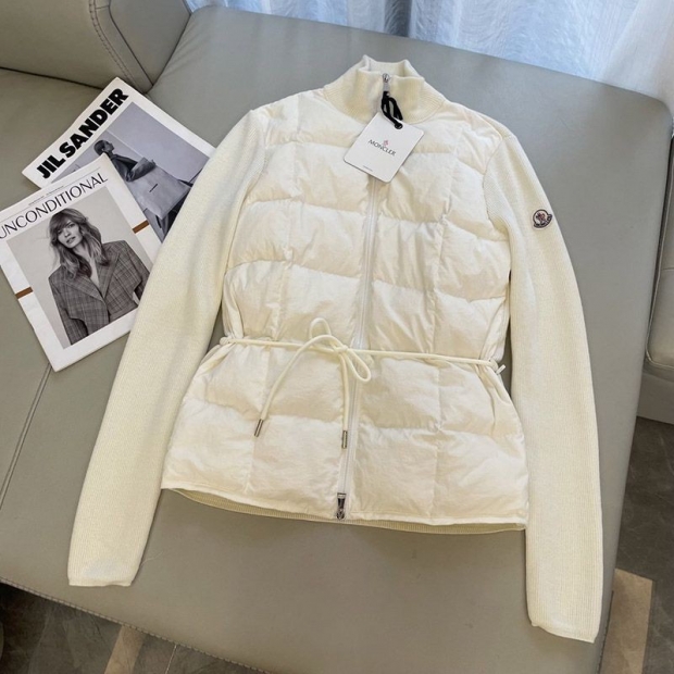 New Spring Items Moncler Fake Knitted Cuff Down Jacket mov20085