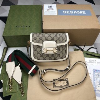Gucci Horsebit 1955 Mini Bag Replica GG Supreme gg210820123