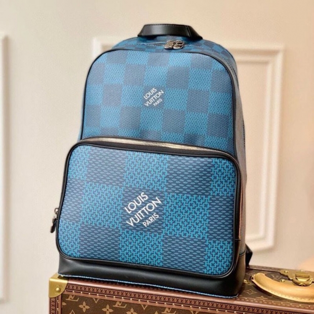 Domestic shipping Vuitton backpack replica Damier Graphite Canvas Marine N50008