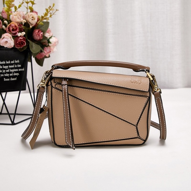 Loewe Shoulder Bag Replica Soft Grain Calf Puzzle Mini Handbag loa85520 Sold Out
