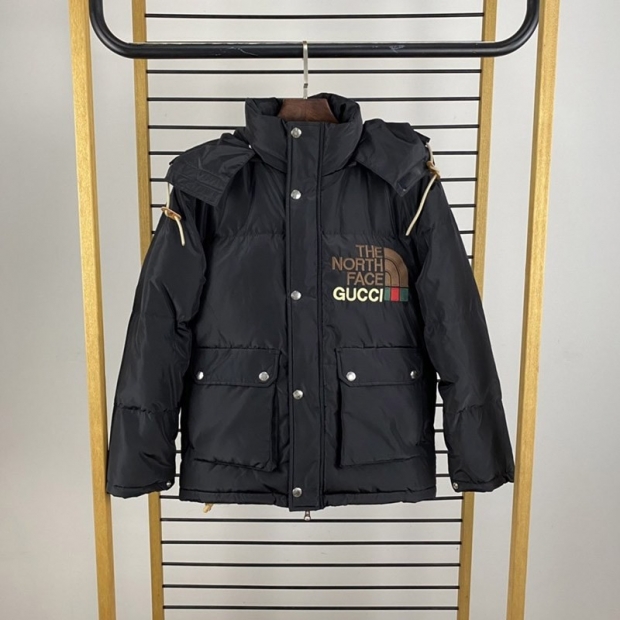 2021 Gucci North Face collaboration bomber jacket for cold weather, fake outerwear, logo, Nol20504