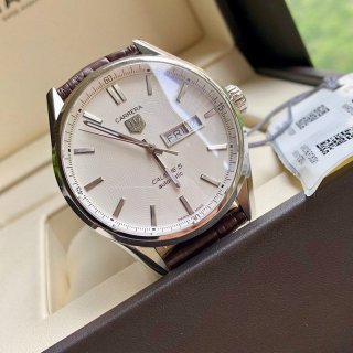 [Not available in Japan] TAG Heuer Carrera Silver Dial Stainless Steel Men's Watch Replica WAR201B.FC6291