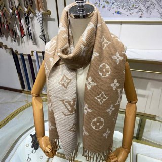 Hard to find》Louis Vuitton/Monogram Bicolor Scarf Copy M76700