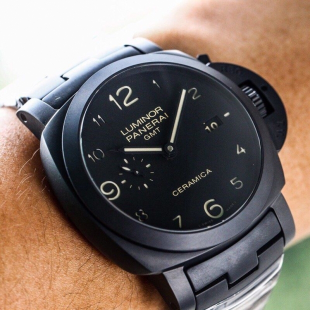 Panerai Luminor 1950 3 Days GMT Tuttonero Replica PAM00438, popular all over the world