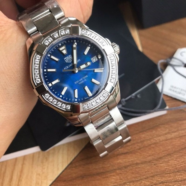 ☆Super popular☆Tag Heuer Aquaracer replica quartz blue stainless steel ladies watch WAY131N.BA0748