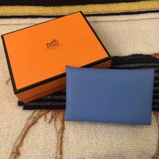 Hermes Calvi Replica Duo Coin Case he19115