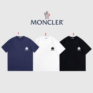 High quality Moncler T-shirt replica with logo and long neck mou11511