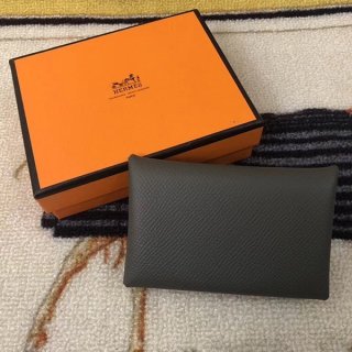 Hermes Calvi Copy Duo Coin Case he19105