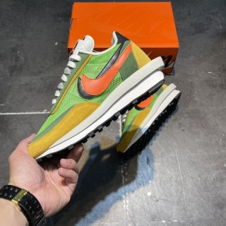 Free shipping! Comfortable to wear Sacai Nike LD Waffle Green Replica BV0073-300