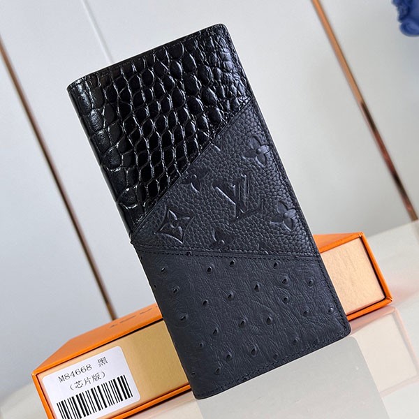 Louis Vuitton Replica Mixed Material Portefeuille Brother NM Long Wallet N81872