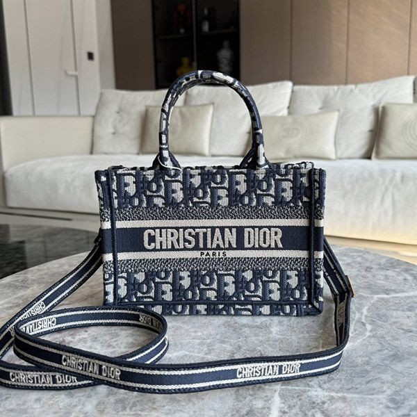 Very popular! Dior book tote bag replica with mini strap dej33693