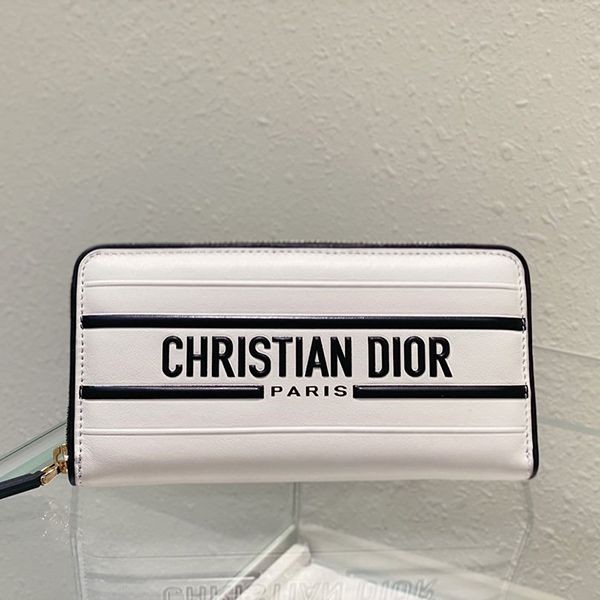 Stylish? Dior VIBE VOYAGEUR Round Zip Long Wallet Copy deb03308