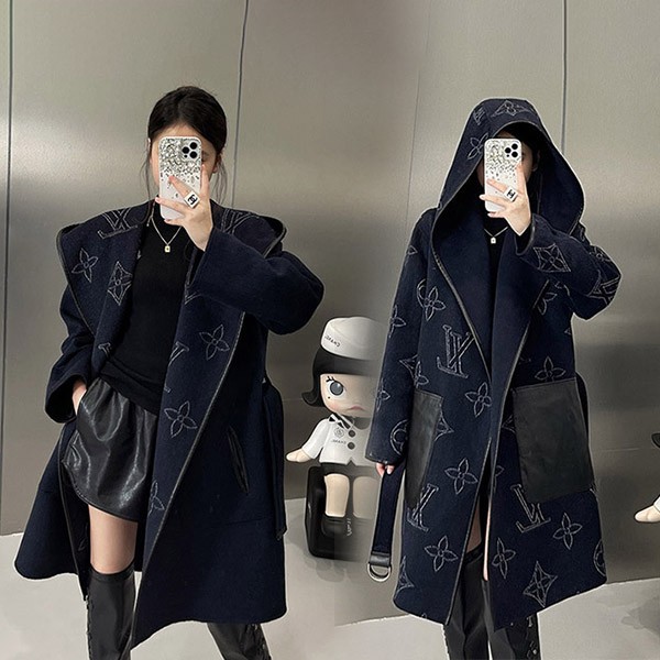Very popular? Louis Vuitton fake reversible Mahina Monogram wrap coat vug76206 Very popular? Louis Vuitton fake reversible Mahina Monogram wrap coat vug76206