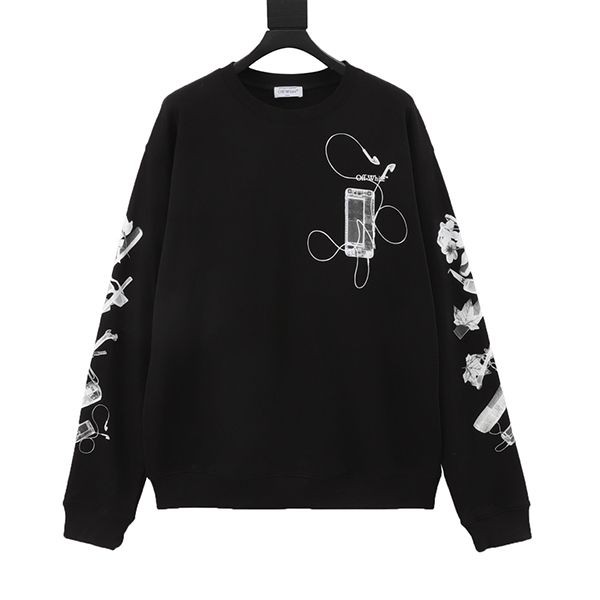 2025 Super Popular! Off-White Copy Logo Print Crew Neck Sweatshirt ofv74782