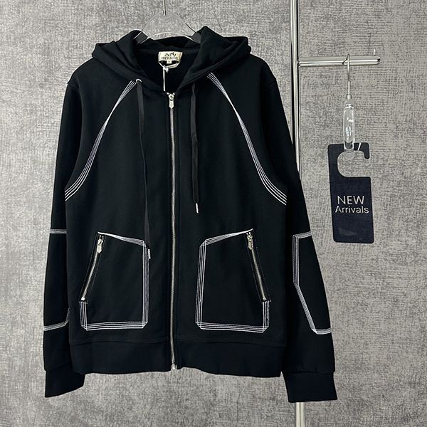 2024 Spring/Summer Hermes Parka Replica Kinetic Stitch Elegant Casual erf73189