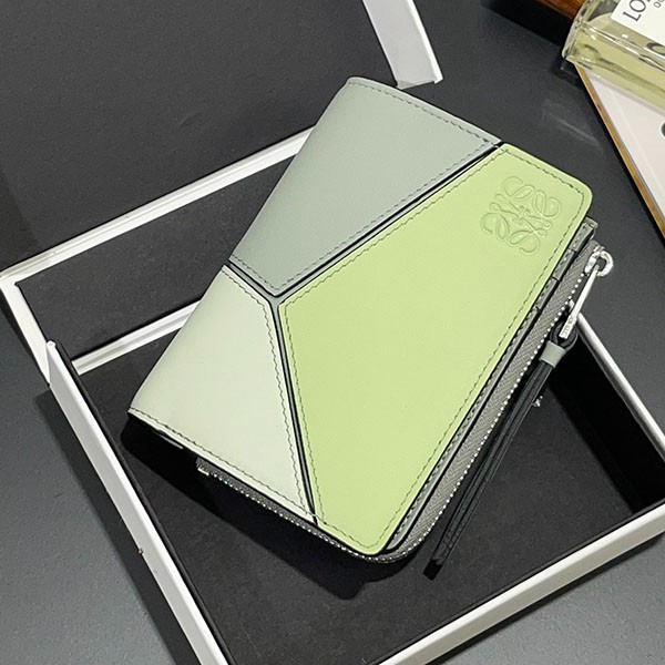 Free shipping Loewe Puzzle Compact Zip Wallet Replica lob82987