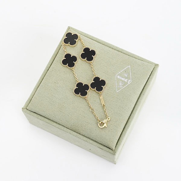 Van Cleef & Arpels Replica Vintage Alhambra Bracelet, 5 Motifs vcara41300
