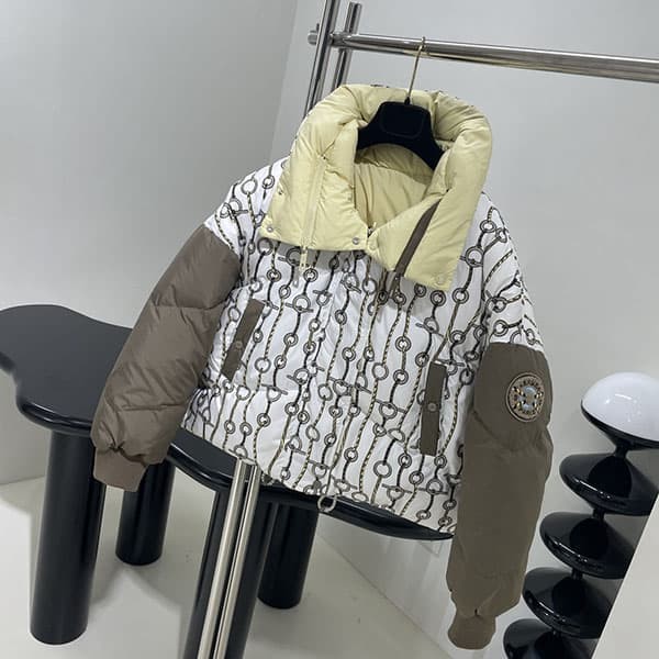 Hermes Parody Reversible Short Down Jacket H3H0165D29034