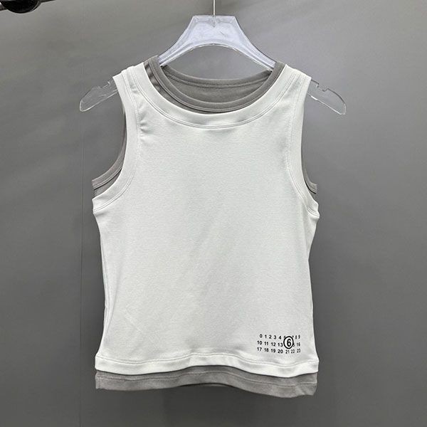 Nice MM6 replica logo tank top Mam58916