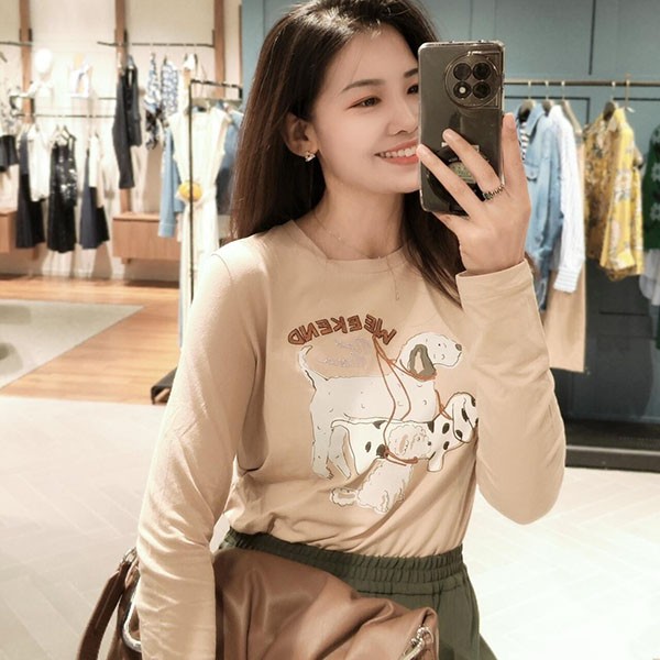 Weekend Max Mara replica crew neck long sleeve T-shirt mao87382