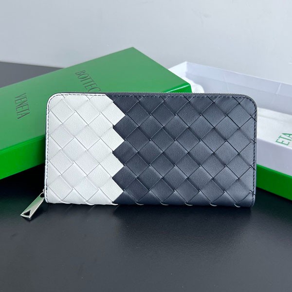 Bottega Veneta Replica Intrecciato Zip Around Wallet bof18052