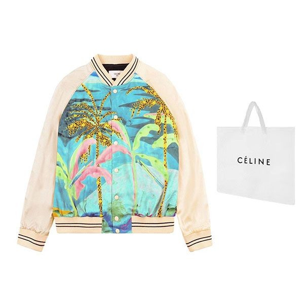 High-end brand collaboration 2023 Celine x Tyson Reeder fake jacket Cew46206