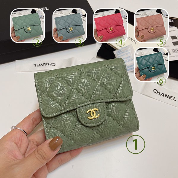 Chanel Replica Classic Flap Wallet Tri-fold Wallet 6 Colors shh78901