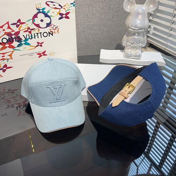 Louis Vuitton denim cap replica vuo84879