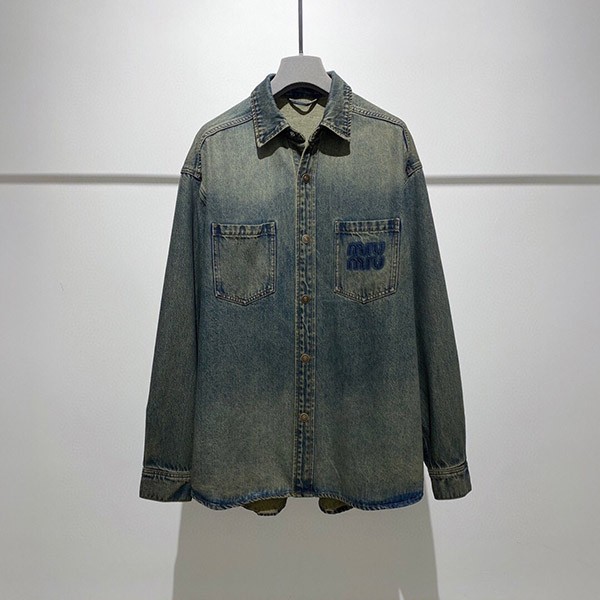 miumiu denim jacket replica myf24675